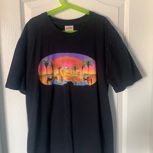 Lightly worn black supreme Mirage tee size medium